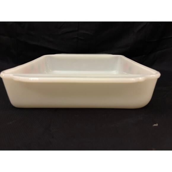 Anchor Hocking Fire King Peach Blossom Square Baking Dish Floral 8.5” x 8.5” - Picture 4 of 8